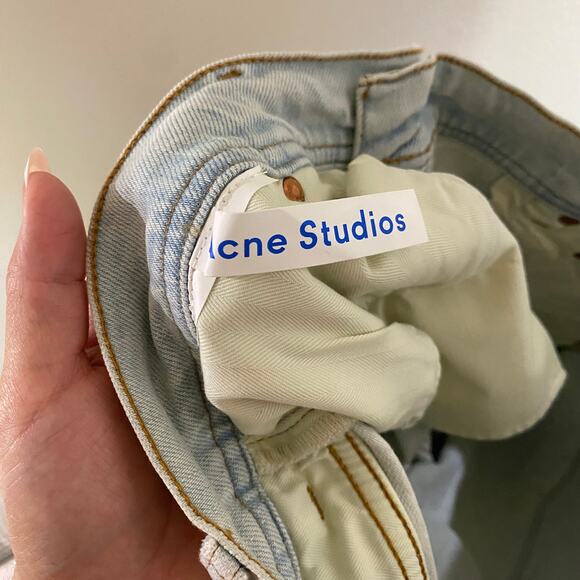 ACNE STUDIOS BLÅ KONST Denim Light Blue Wash Jeans 30 x 32 - Picture 8 of 8